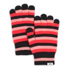 Vans Happy Hands Gloves (flamingo Pink/black) Mittens