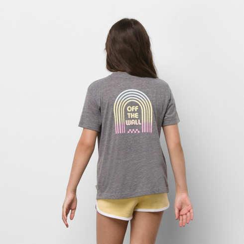 Vans Kids Color March Crew Tee (grey Heather)