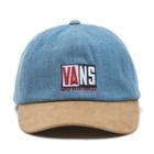 Vans Blaine Curved Bill Jockey Hat (light Denim)