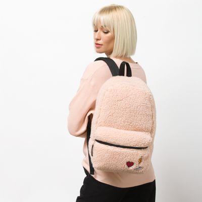 Vans Calico Small Sherpa Backpack (rose Cloud)