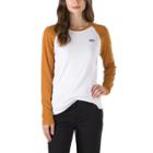 Vans Skate Patch Boyfriend Raglan (white Cathay Spice)