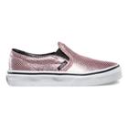 Vans Shoes Kids Metallic Snake Slip-on (pink/black)