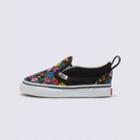 Vans Toddler Floral Slip-on V (black/white)
