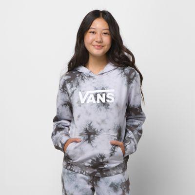 Vans Kids Sky Wash Bff Hoodie (asphalt)