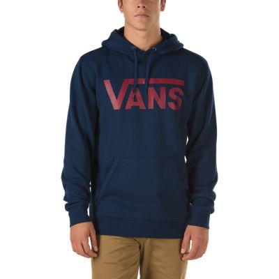 Vans Classic Pullover Hoodie (dress Blues/rhubarb)