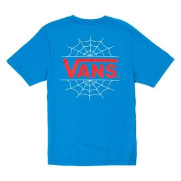 Vans Kids Vans X Marvel Spider-man Pocket T-shirt (spider-man Blue)