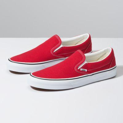 Vans Slip-on (racing Red/true White)