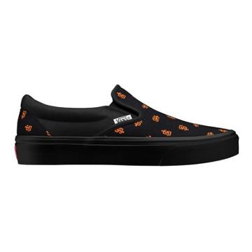Vans Womens Customs Slip-on (san Francisco Giants Black)