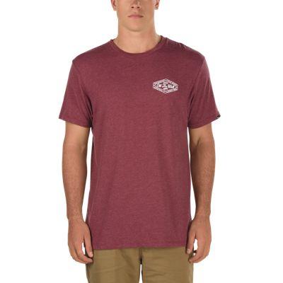 Vans Original Lockup Mini T-shirt (burgundy Heather)