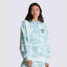 Vans Marble Print Fleece Hoodie (blue Glow)