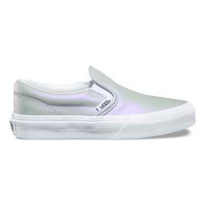 Vans Kids Muted Metallic Slip-on (gray/violet)