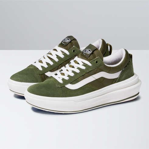 Vans Cozy Camper Old Skool Overt Plus Cc Shoe (chive)