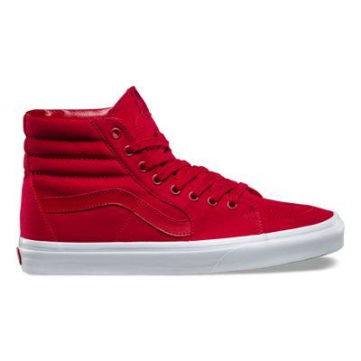 Vans Mono Canvas Sk8-hi (chili Pepper/true White)