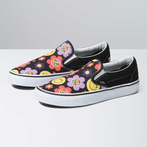 Vans Classic Slip-on (radically Happy Black Multi)