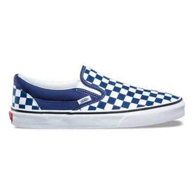 Vans Checkerboard Slip-on (estate Blue/true White)