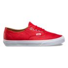 Vans Premium Leather Authentic Decon (racing Red/true White)