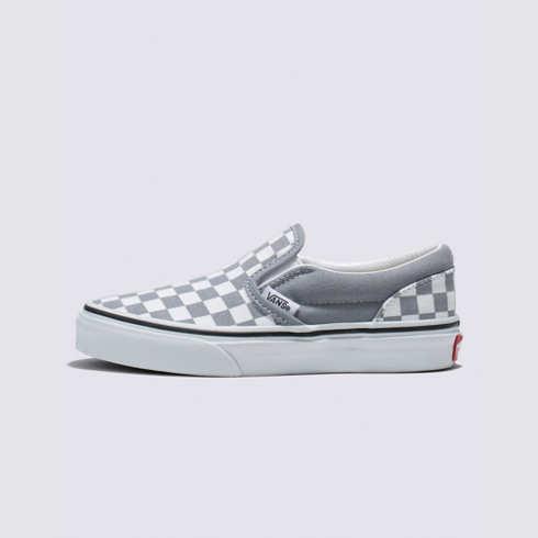 Vans Kids Checkerboard Classic Slip-on (tradewinds)