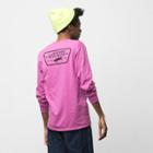 Vans Full Patch Back Long Sleeve T-shirt (rosebud/black)