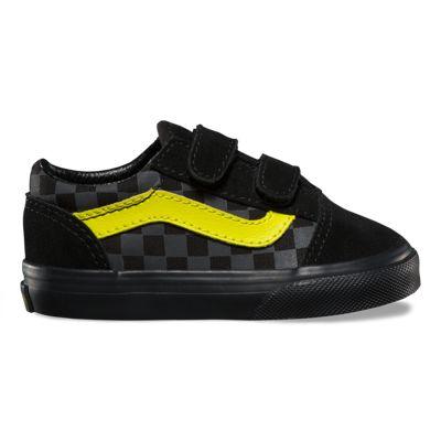 Vans Toddlers Checkerboard Old Skool V (asphalt/reflective)