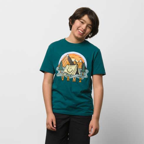 Vans Kids Off The Wall Vibes T-shirt (deep Teal)