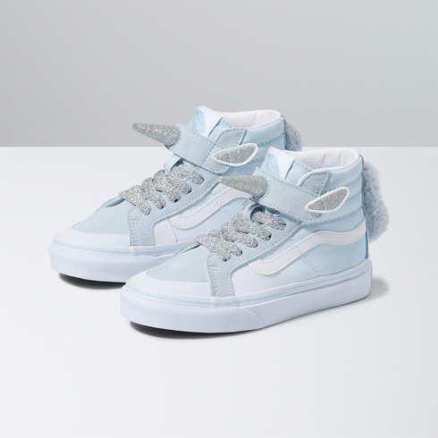 Vans Kids Sk8-hi Reissue 138 V Unicorn (delicate Blue/silver)