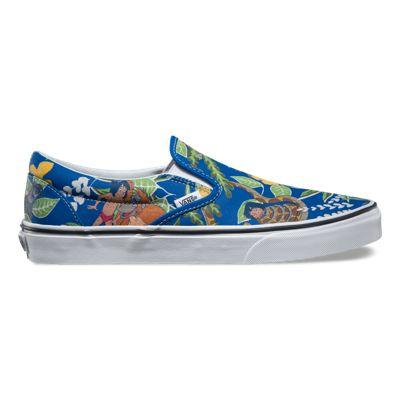 Vans Mens Shoes Skate Shoes Mens Shoes Mens Sandals Disney Slip-on (the Jungle Book/classic Blue)