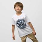 Vans Little Kids Circled Checker T-shirt (white)