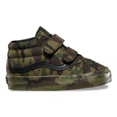 Vans Toddler Mono Print Sk8-mid Reissue V (classic Camo)