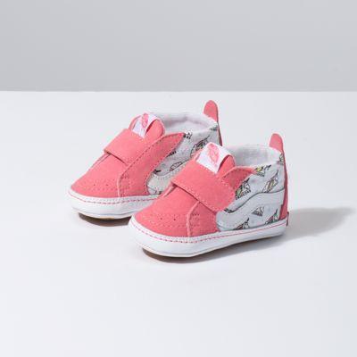 Vans Toddler Unicorn Sk8-hi Crib (strawberry Pink/true White)