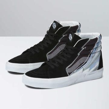 Vans Chrome Flash Sk8-hi Bolt Shoe (black)