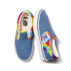 Vans Customs Navy Rainbow Tie Dye Slip-on Wide (customs)