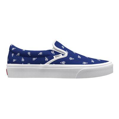 Vans Womens Customs Slip-on (los Angeles Dodgers Blue)