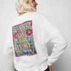 Vans Stained Rose Long Sleeve Relaxed Boxy Tee (marshmallow)