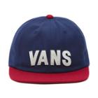 Vans Tag Unstructured Hat (dress Blues-rhubarb)