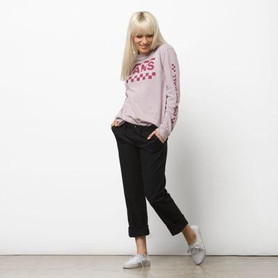Vans Too Much Fun Long Sleeve T-shirt (lavender Fog)
