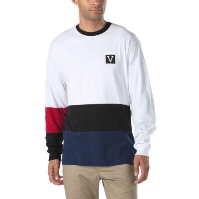 Vans Chima Colorblock Long Sleeve T-shirt (white)