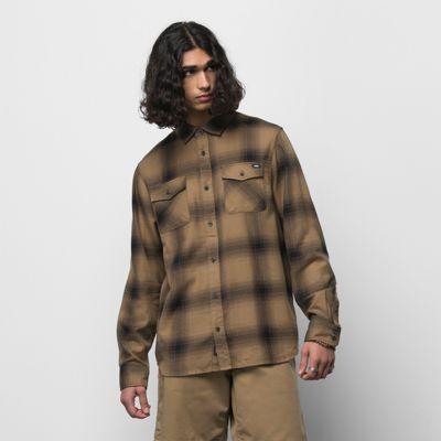 Vans Monterey Flannel Buttondown Shirt (dirt/black)