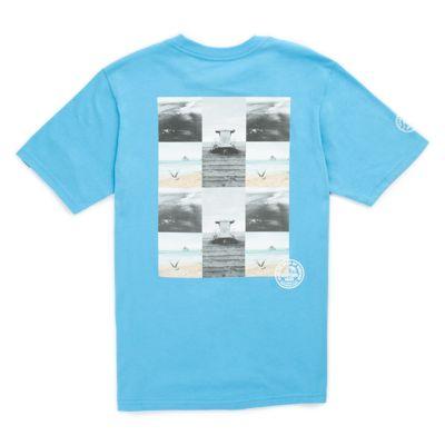 Vans Boys 2018 Vuso Photo Check Short Sleeve T-shirt (norse Blue)