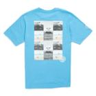 Vans Boys 2018 Vuso Photo Check Short Sleeve T-shirt (norse Blue)