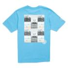 Vans Boys 2018 Vuso Photo Check Short Sleeve T-shirt (norse Blue)