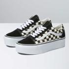 Vans Checkerboard Old Skool Stackform Shoe (black/classic White)