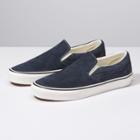 Vans Hairy Suede Classic Slip-on (sky Captain/snow White)