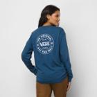 Vans Annuals Long Sleeve Oversized Tee (dark Denim)