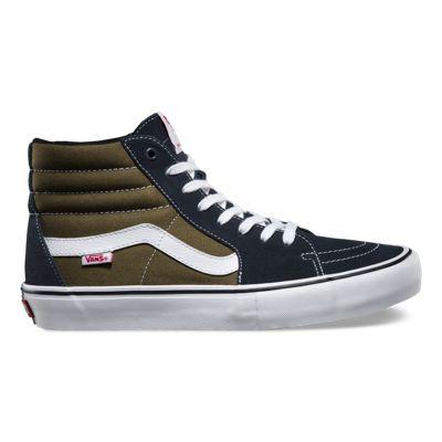 Vans Mens Shoes Skate Shoes Mens Shoes Sk8-hi Pro (ebony/olive)