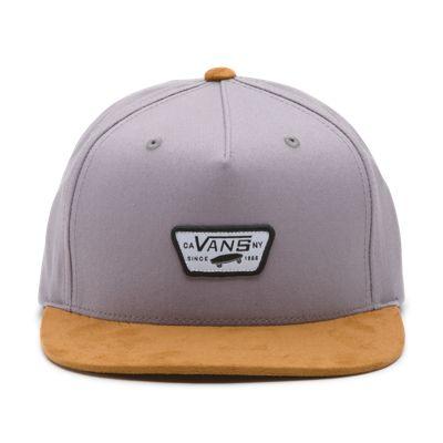 Vans Mini Full Patch Snapback Hat (gray Ridge)