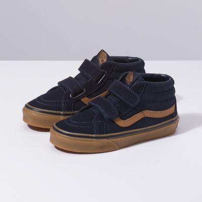 Vans Kids Suede Sk8-mid Reissue V (sky Captain/gum)