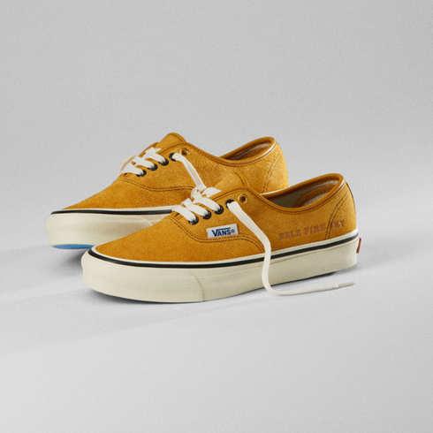 Vans Vault By Vans X Julian Klincewicz Og Authentic Sp Lx Shoe (hairy Suede/nugget Gold)