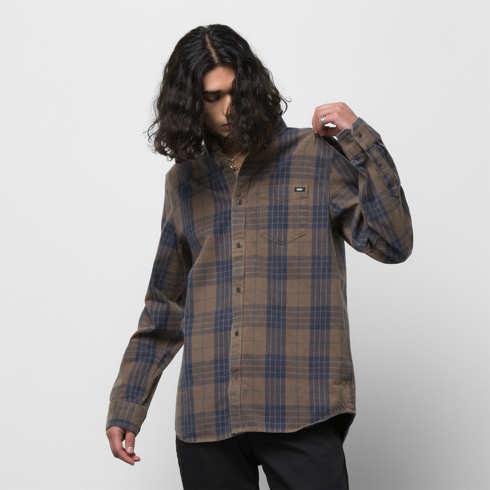 Vans Gonzales Flannel Buttondown Shirt (canteen)