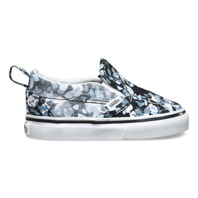 Vans Toddlers Reverse Floral Slip-on V (black/true White)