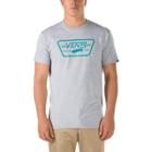 Vans Full Patch T-shirt (athletic Heather/lyons Blue)